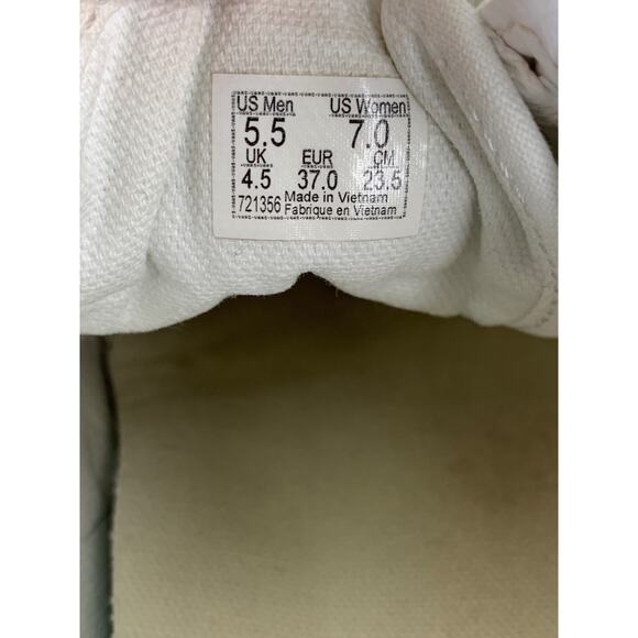 Vans Old Skool white Platform Shoes Women's Size 7 Canvas Sneakers - Picture 8 of 8